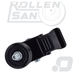 5. Roulette Pivotante Noir Tige M12 Avec Frein 75mm